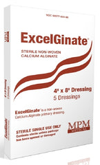 MPM Medical Calcium Alginate Dressing ExcelGinate® 4 X 8 Inch Rectangle Calcium Alginate Sterile