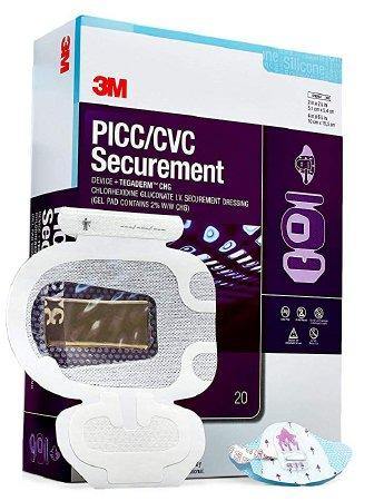 3M CHG I.V. Securement Dressing 3M™ Tegaderm™ 4 X 6 Inch Sterile