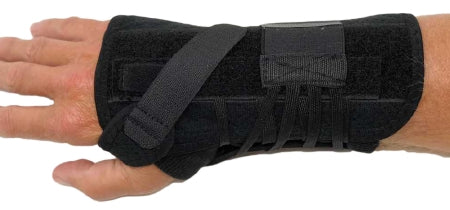 Manamed Wrist Brace ManaEZ Low Profile Left Hand Black One Size Fits Most