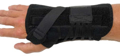 Manamed Wrist Brace ManaEZ Low Profile Left Hand Black One Size Fits Most