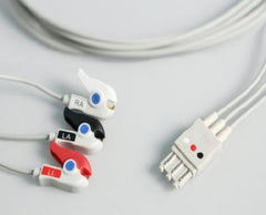 Sage Services Group ECG Patient Cables Sage 3 Lead, Grabber, Shielded, 0.9m For use With ECG Electrodes