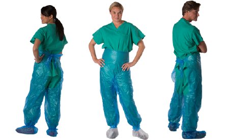 Sloan Pants Protector with Boot Covers Sta-Dri® One Size Fits Most NonSterile Disposable