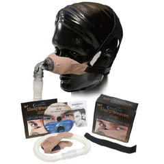 Sunset Healthcare MASK KIT, CPAP W/HEADGEAR SLEEPWEAVER TAN LG