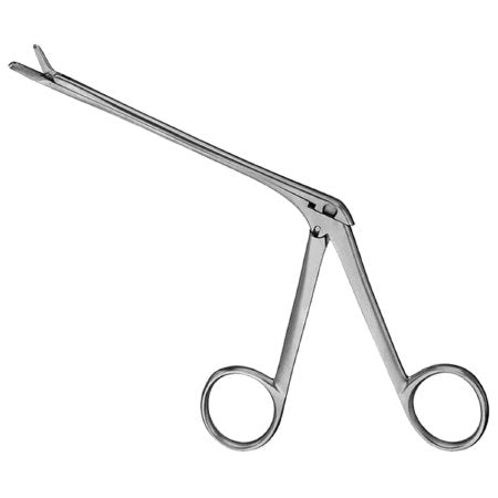 V. Mueller Nasal Cutting Forceps V. Mueller® Gruenwald-Bryant 4-7/8 Inch Working Length Surgical Grade Stainless Steel NonSterile NonLocking Finger Ring Handle Straight 2.5 mm Wide X 9 mm Length Jaws - M-1149492-4024 - Each