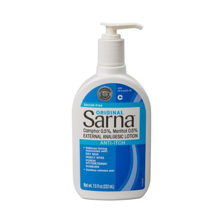 Emerson Healthcare Itch Relief Sarna® 0.5% - 0.5% Strength Lotion 7.5 oz. Bottle