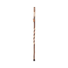 Mabis Healthcare Hiking Staff Brazos™ Wood 48 Inch Height Twisted Hickory Print