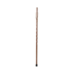 Mabis Healthcare Hiking Staff Brazos™ Wood 48 Inch Height Twisted Red Oak Print