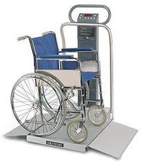 Welch Allyn Wheelchair Scale Digital Display 880 lbs. Capacity Blue Battery Operated