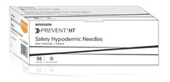 Hypodermic Needle McKesson Prevent® HT Hinged Safety Needle 25 Gauge 5/8 Inch Length - M-1150040-4420 - Case of 800