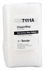 Texwipe Cleanroom Mop Pad Kit Texwipe® ClipperMop™ White Foam Disposable - M-1150392-4416 - Case of 100