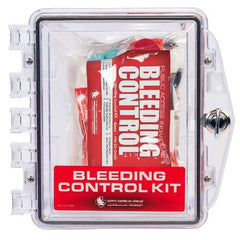 North American Rescue STATION, INDIVIDUAL BASIC VAC SEALED CLEAR WALL MOUNT D/S
