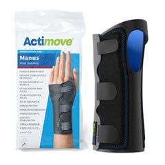 BSN Medical Wrist Brace Actimove® Manus Professional Line COOLMAX® AIR / Metal Left or Right Hand Black Large