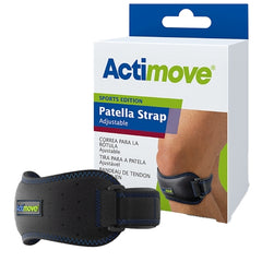 BSN Medical Patella Support Actimove® Sports Edition One Size Fits Most D-Ring / Hook and Loop Strap Closure 11-1/2 to 16-1/3 Inch Knee Circumference Left or Right Knee