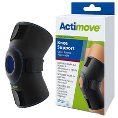 BSN Medical Knee Support Actimove® Sports Edition One Size Fits Most Pull-On / Hook and Loop Strap Closure 11-1/2 to 16-1/8 Inch Knee Circumference Left or Right Knee