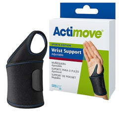 BSN Medical Wrist Support Actimove® Sports Edition Low Profile / Wraparound COOLMAX® AIR Left or Right Hand Black One Size Fits Most