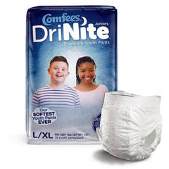 Attends Healthcare Products Unisex Youth Absorbent Underwear Comfees® DriNite® Juniors Pull On with Tear Away Seams Large / X-Large Disposable Heavy Absorbency - M-1150966-3834 - Case of 52