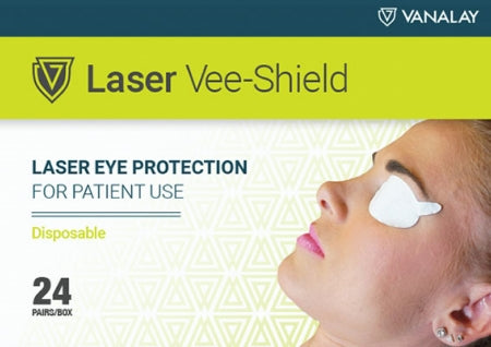 Vanalay LLC Laser Eye Protector Vee-Shield One Size Fits Most Adhesive