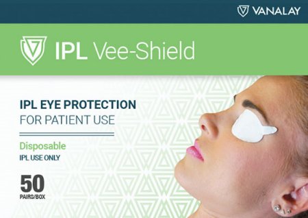 Vanalay LLC IPL Eye Protector Vee-Shield One Size Fits Most Adhesive