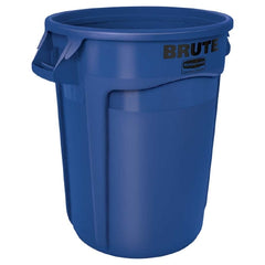 RJ Schinner Co Trash Can Rubbermaid® Brute® 32 gal. Round Blue Plastic Open Top - M-1151828-1769 - Case of 6