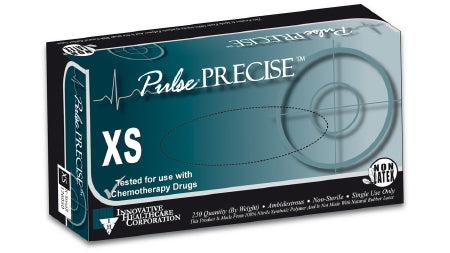 Innovative Healthcare Corporation Exam Glove Pulse® X-Small NonSterile Nitrile Standard Cuff Length Textured Fingertips Dark Lavender Chemo Tested - M-1151910-3076 - Case of 2500