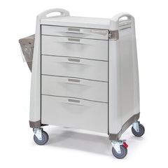 Capsa Solutions CART, MEDICAL 5DRWR LOCKING SYS LT CREME/DRK CREME - M-1151992-1717 - Each