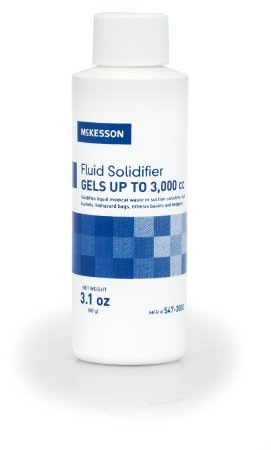 Fluid Solidifier McKesson 3000cc Screw Top Bottle 3.17 oz - M-1152098-4359 - Case of 75