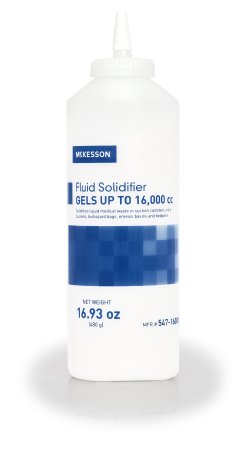 Fluid Solidifier McKesson 16,000cc Spout Cap Bottle 16 oz. - M-1152099-3371 - Case of 20