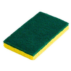 RJ Schinner Co Scouring Sponge / Pad Performance Plus Medium Duty Yellow / Green NonSterile Cellulose 3-1/4 X 6-1/4 Inch Reusable - M-1152353-3458 - Case of 20