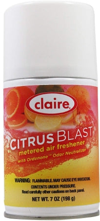 RJ Schinner Co Air Freshener Claire® Dry Mist 7 oz. Can Citrus Blast Scent - M-1152401-4117 - Case of 12