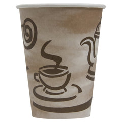 RJ Schinner Co Drinking Cup Empress Hot Cups 12 oz. Empress Print Paper Disposable