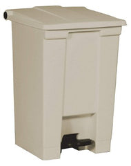 RJ Schinner Co Trash Can Rubbermaid® Legacy 24 gal. Square Beige Plastic Step On - M-1152432-3246 - Each