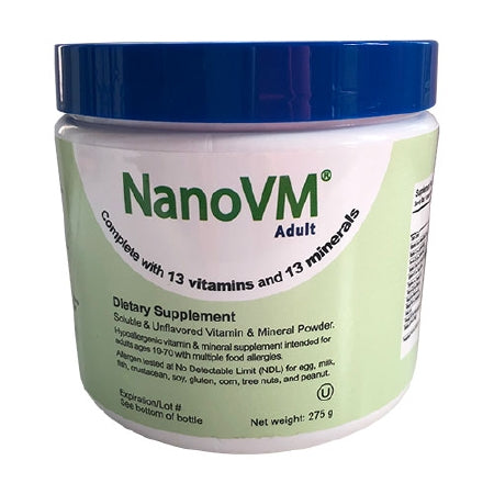 Solace Nutrition Oral Supplement NanoVM® Adult Unflavored Powder 275 Gram Jar
