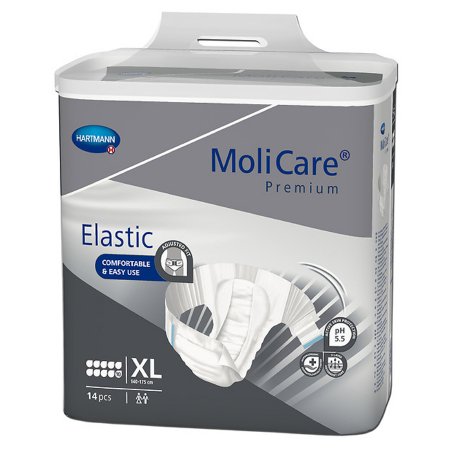 Hartmann Unisex Adult Incontinence Brief MoliCare® Premium 10D X-Large Disposable Heavy Absorbency - M-1153088-4862 - Case of 56