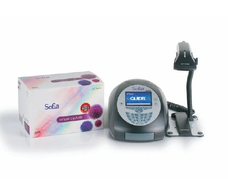 Quidel Analyzer and Influenza A+B FIA Starter Kit, Refurbished Sofia® 1 X 25 Tests CLIA Waived for Nasal and Nasopharyngeal Swabs / CLIA Moderate Complexity for Nasopharyngeal Aspirate / Wash