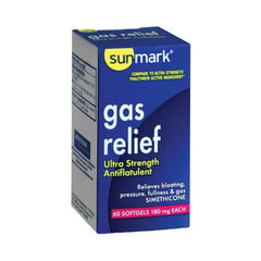 Antacid sunmark® 180 mg Strength Softgel 60 per Bottle