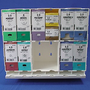 Covidien Suture Storage Rack Basic 6.75 Inch X 15.75 Inch X 5.75 Inch Inch, Holds up to 6 Suture Box