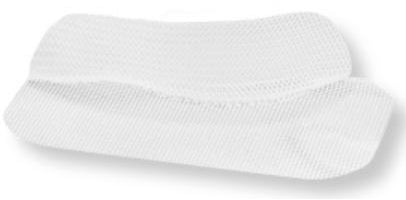 Anatomical Hernia Repair Mesh Parietex Partially Absorbable Knitted Polyester Monofilament 4 X 6 Inch Left Style Sterile
