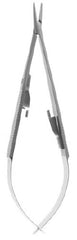 V. Mueller Micro Needle Holder Delicate Touch™ 5-3/4 Inch Length Straight Dust Teeth Jaws Flat Spring Handle with Catch - M-1154637-3738 - Each