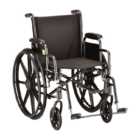 Nova Ortho-Med WHEELCHAIR, STEEL DDA SF 300LBCAP 18"