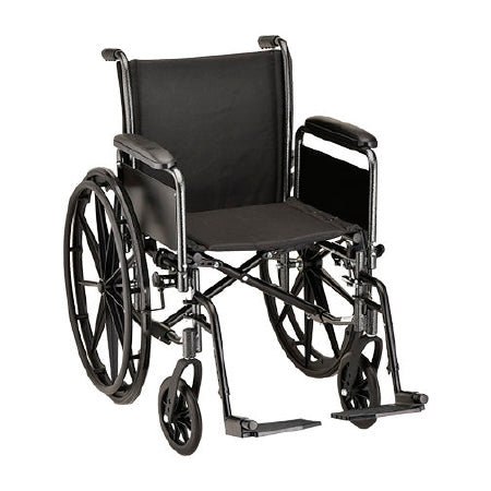 Nova Ortho-Med WHEELCHAIR, STEEL DDA SF 300LBCAP 16"