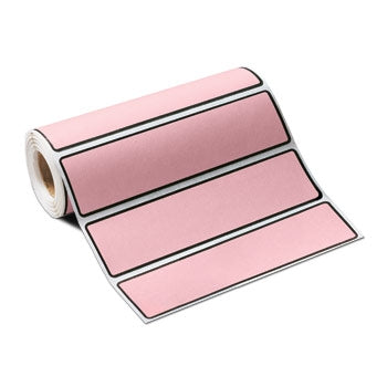 Carstens Blank Label Wide-Trak™ Multipurpose Label Pink 1-3/8 X 5-3/8 Inch - M-115560-3899 - Roll of 1