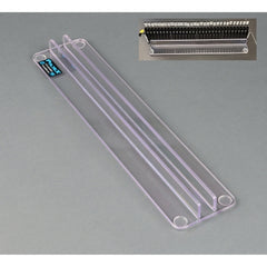 Poltex Inc Sample Tube Strip Stabilizer Tube Strip Tray Stabilizer Clear 4-1/4 X 19 Inch