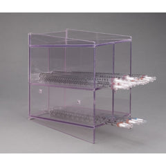 Poltex Inc Pipette Holder 2 Pocket, 6 X 10 X 10 Inch, Clear For Serological Pipettes