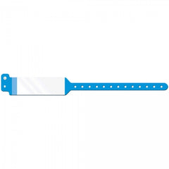 Precision Dynamics Identification Wristband with Shield Conf-ID-ent™ Patient ID Band Permanent Snap Without Legend - M-1155884-1954 - Case of 500