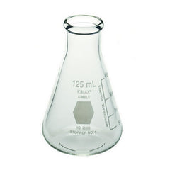 DWK Life Sciences LLC Erlenmeyer Flask Kimble® KIMAX® Narrow Mouth Glass 125 mL (4 oz.)