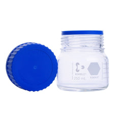 DWK Life Sciences LLC Media Storage Bottle Kimble® KIMAX® GLS 80® KimCote® Wide Mouth Borosilicate Glass 250 mL (8 oz.)