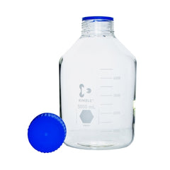 DWK Life Sciences LLC Media Storage Bottle Kimble® KIMAX® GLS 80® Wide Mouth Borosilicate Glass 5,000 mL