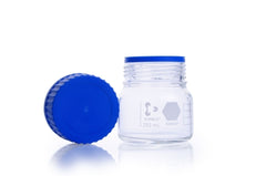 DWK Life Sciences LLC Media Storage Bottle Kimble® KIMAX® GLS 80® KimCote® Wide Mouth Borosilicate Glass 250 mL (8 oz.)