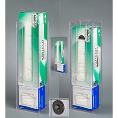 Poltex Inc Small and Large Wipe Holder Clear PETG Manual Small and Large Lab Wipe Box Magnet Mount - M-1157011-1578 - Each