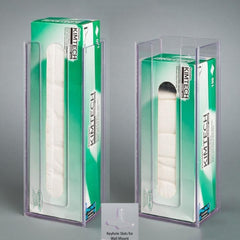 Poltex Inc Wipe Dispenser Clear PETG Manual 1 Box Wall Mount - M-1157017-4602 - Each